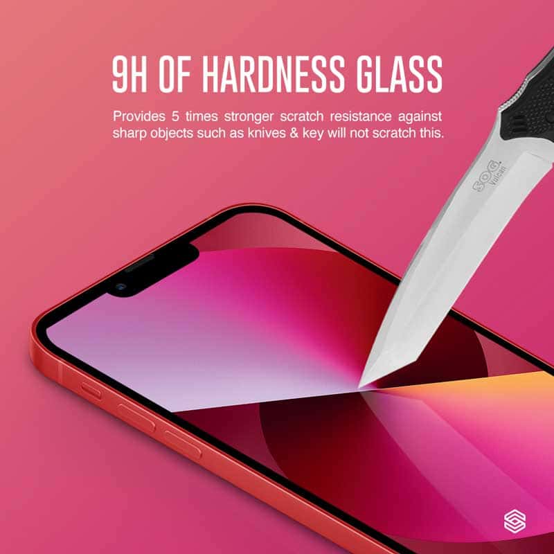 SIEGE GLASTIMATE APPLE iPhone 13 MINI 2.5D ( PRIVACY – MATTE ) PREMIUM TEMPERED GLASS SCREEN PROTECTION