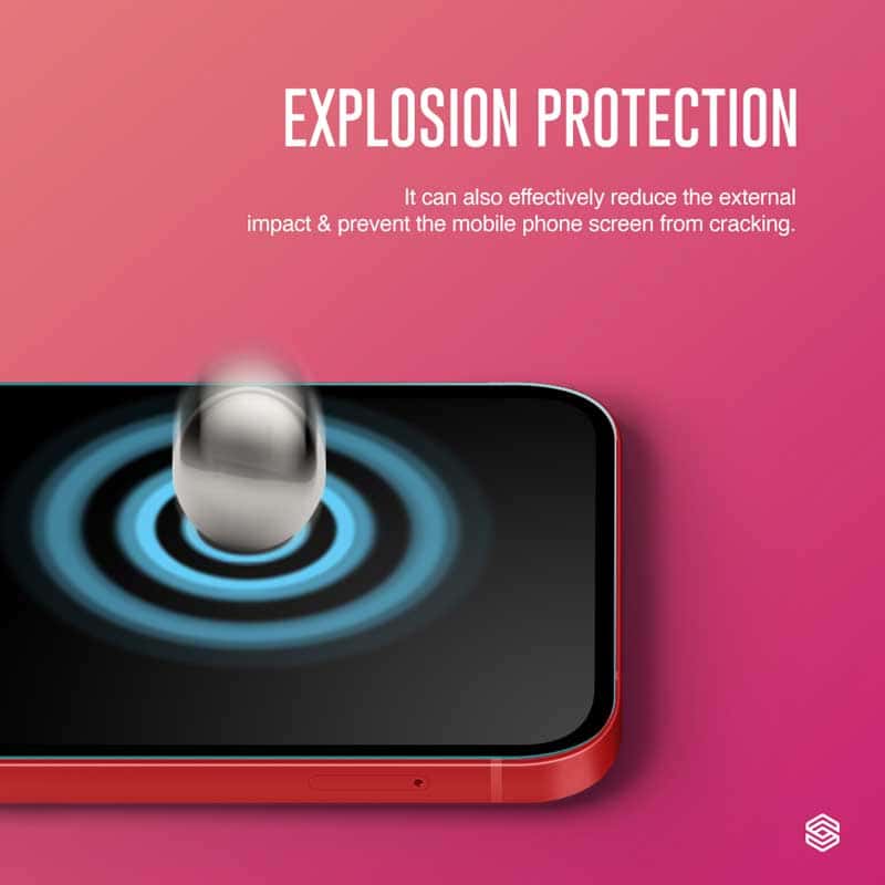 SIEGE GLASTIMATE APPLE iPhone 13 MINI 2.5D ( PRIVACY – MATTE ) PREMIUM TEMPERED GLASS SCREEN PROTECTION