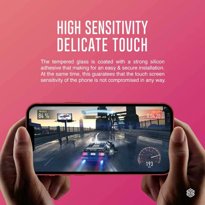 SIEGE GLASTIMATE APPLE iPhone 13 MINI 2.5D ( PRIVACY – MATTE ) PREMIUM TEMPERED GLASS SCREEN PROTECTION