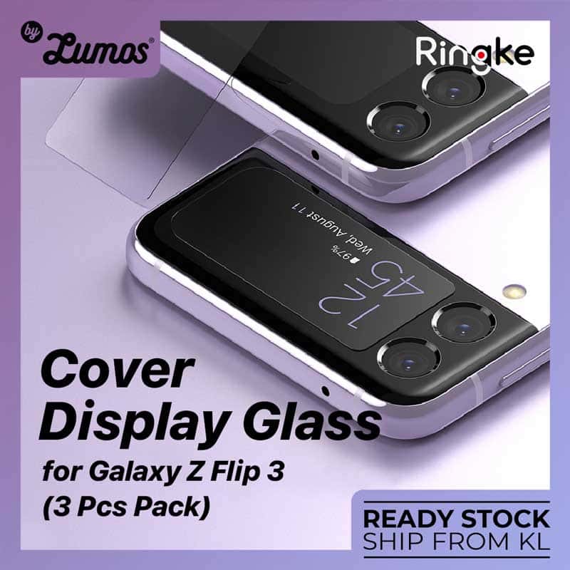 Ringke 3pcs Cover Display Glass For Samsung Galaxy Z Flip 3