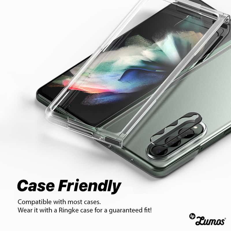 RINGKE CAMERA STYLING Samsung Galaxy Z Fold 3 Lens Protector Durable Aluminum Frame Tough Anti-Reflective