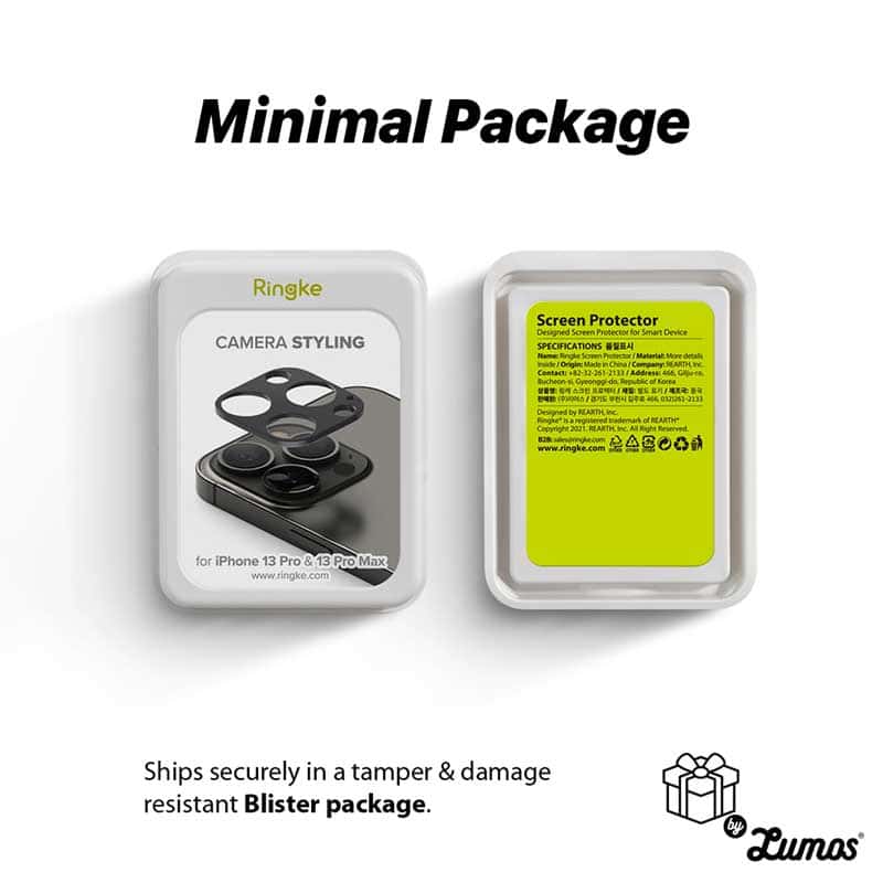 RINGKE CAMERA STYLING for iPhone 13 Mini / 13 / 13 Pro / 13 Pro Max Series Full Coverage Camera Protection