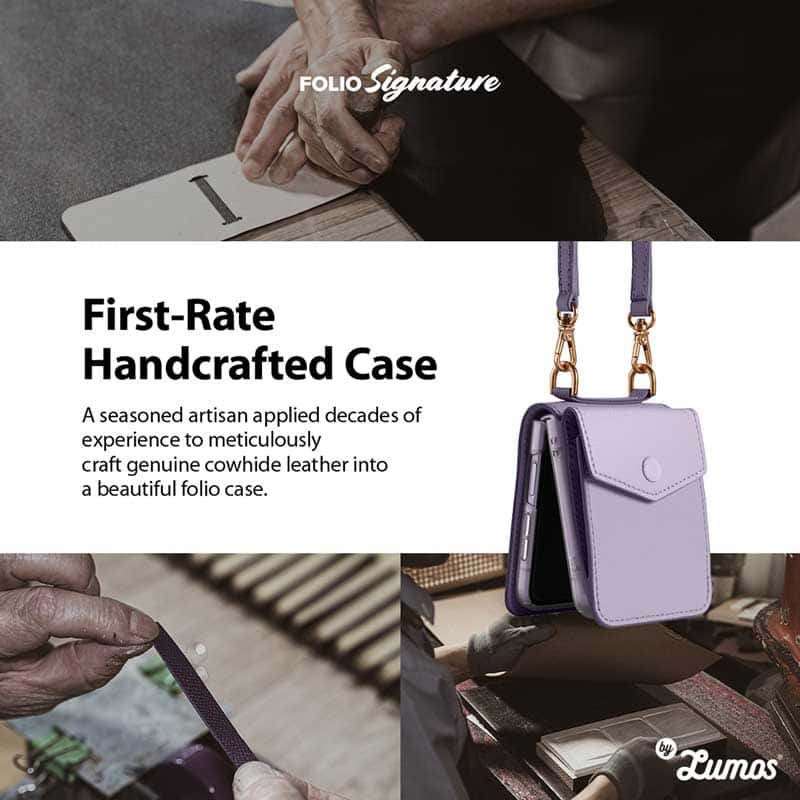 RINGKE FOLIO SIGNATURE CARD POCKET SERIES For Samsung Galaxy Z Flip 3 Protective Phone Case