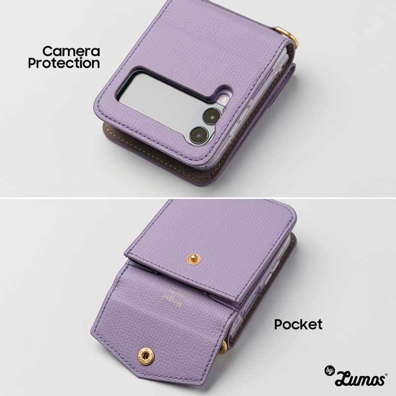 RINGKE FOLIO SIGNATURE CARD POCKET SERIES For Samsung Galaxy Z Flip 3 Protective Phone Case