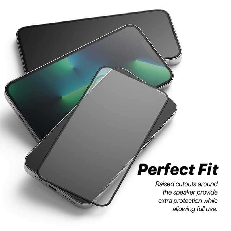 RINGKE INVISIBLE DEFENDER Full Coverage Tempered Glass Screen Protector for iPhone 13 Mini, 13, 13 Pro, 13 Pro Max
