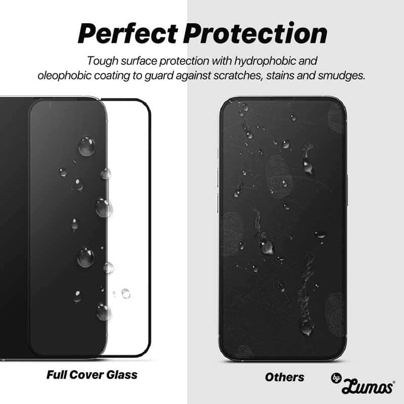 RINGKE INVISIBLE DEFENDER Full Coverage Tempered Glass Screen Protector for iPhone 13 Mini, 13, 13 Pro, 13 Pro Max