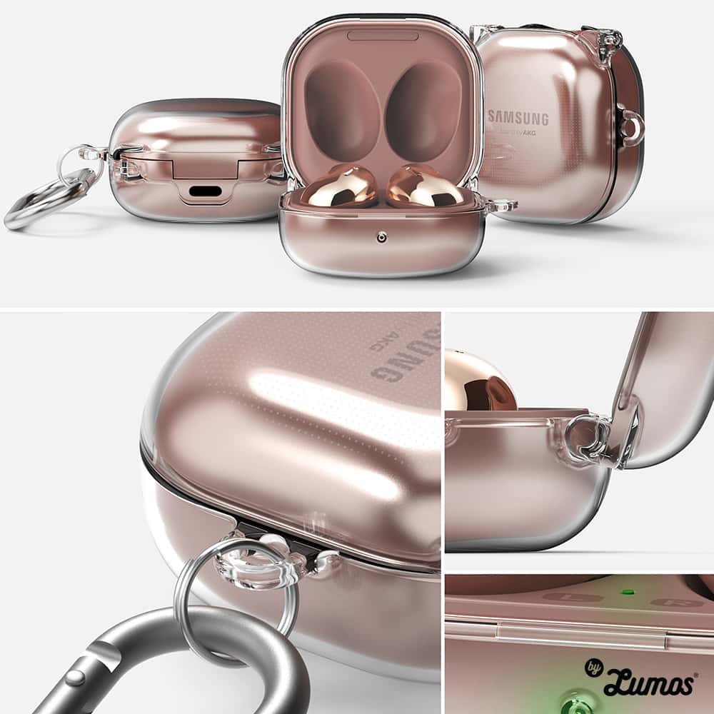 RINGKE Hinge Samsung Galaxy Buds Live / Buds Pro / Buds2 Military Grade Shockproof Transparent Case