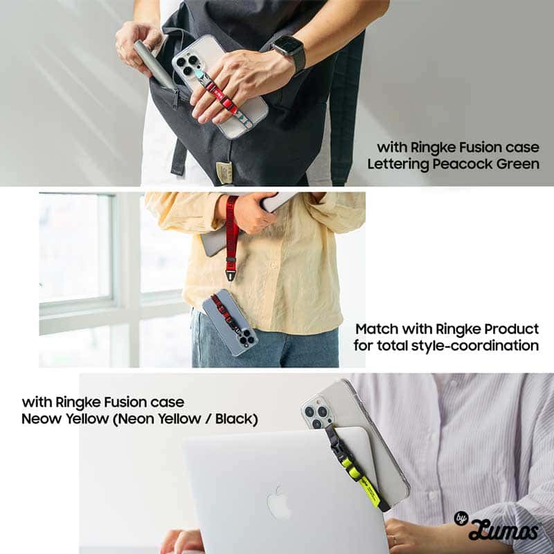 RINGKE BUCKLE BAND STRAP with Smart Device Universal Phone Lanyard Adjustable Crossbody