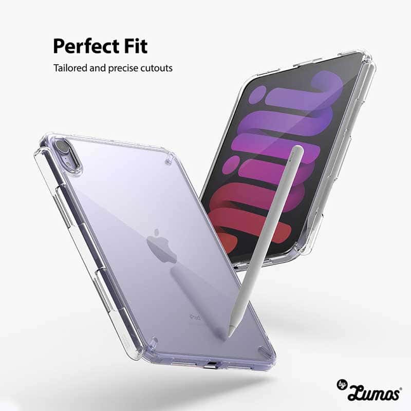 RINGKE Apple iPad Mini 6 Fusion Designed With Pen Holder Transparent Hard Protective Case