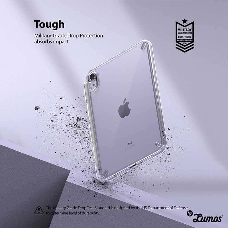 RINGKE Apple iPad Mini 6 Fusion Designed With Pen Holder Transparent Hard Protective Case