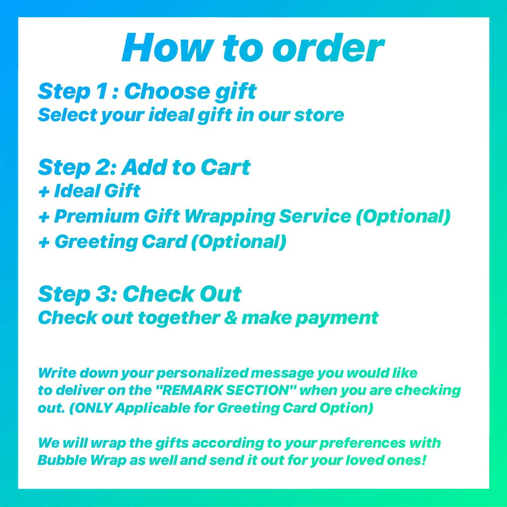 [ADD ON] PREMIUM GREETING GIFT CARD WRITING SERVICE WITH ANY ITEM FROM OUR STORE