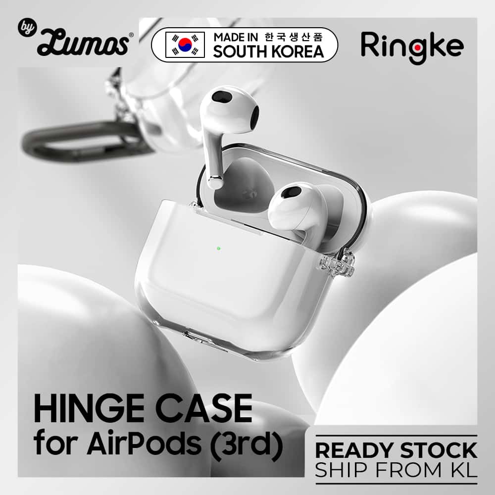 RINGKE Hinge AirPods 3 Durable Full Transparent Protection Case