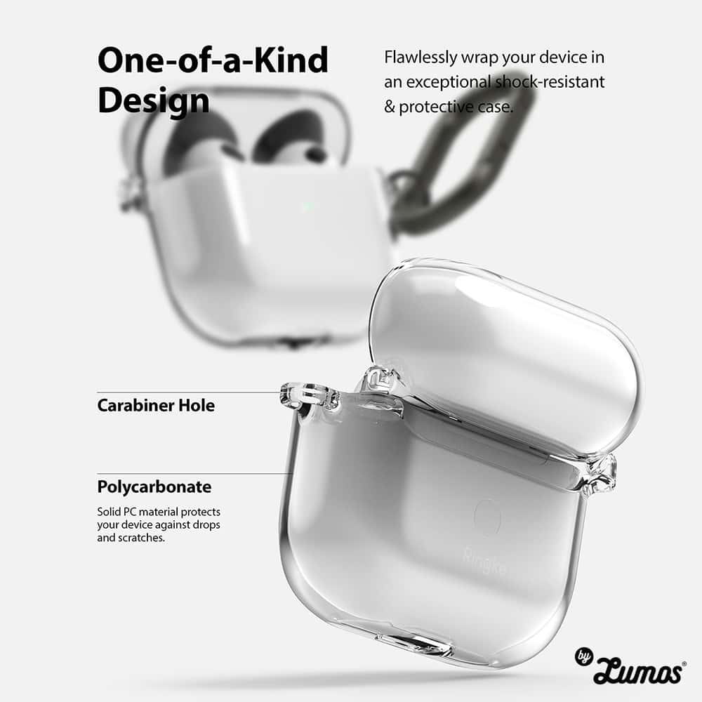 RINGKE Hinge AirPods 3 Durable Full Transparent Protection Case