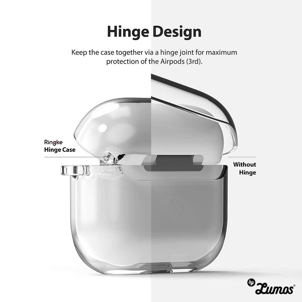 RINGKE Hinge AirPods 3 Durable Full Transparent Protection Case