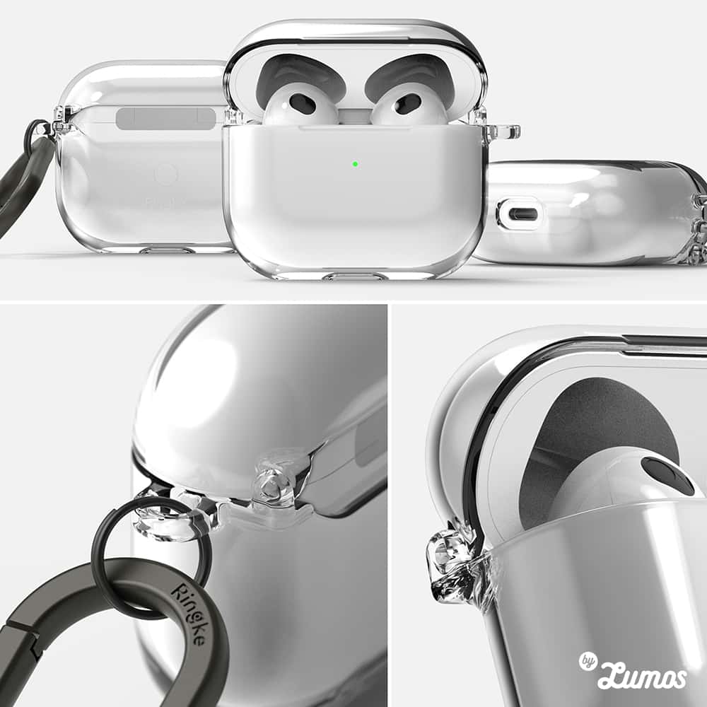 RINGKE Hinge AirPods 3 Durable Full Transparent Protection Case