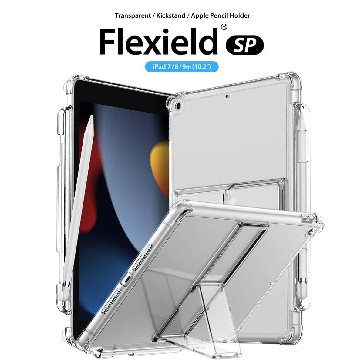 Araree Flexield SP Apple iPad 7/ 8/9th (10.2 inch) Mach Stand Angle Control Protection Flexible Case