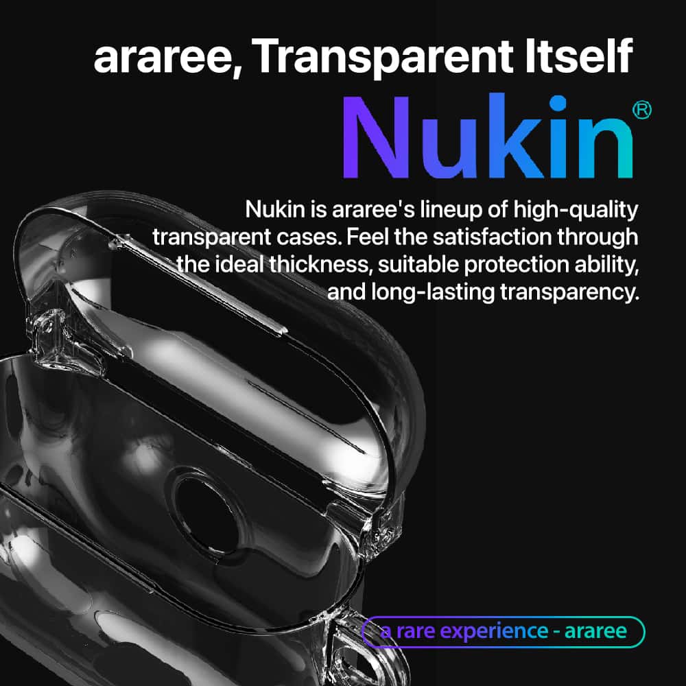 Araree Nukin Apple AirPods 3rd Generation Full Transparent Protection Case