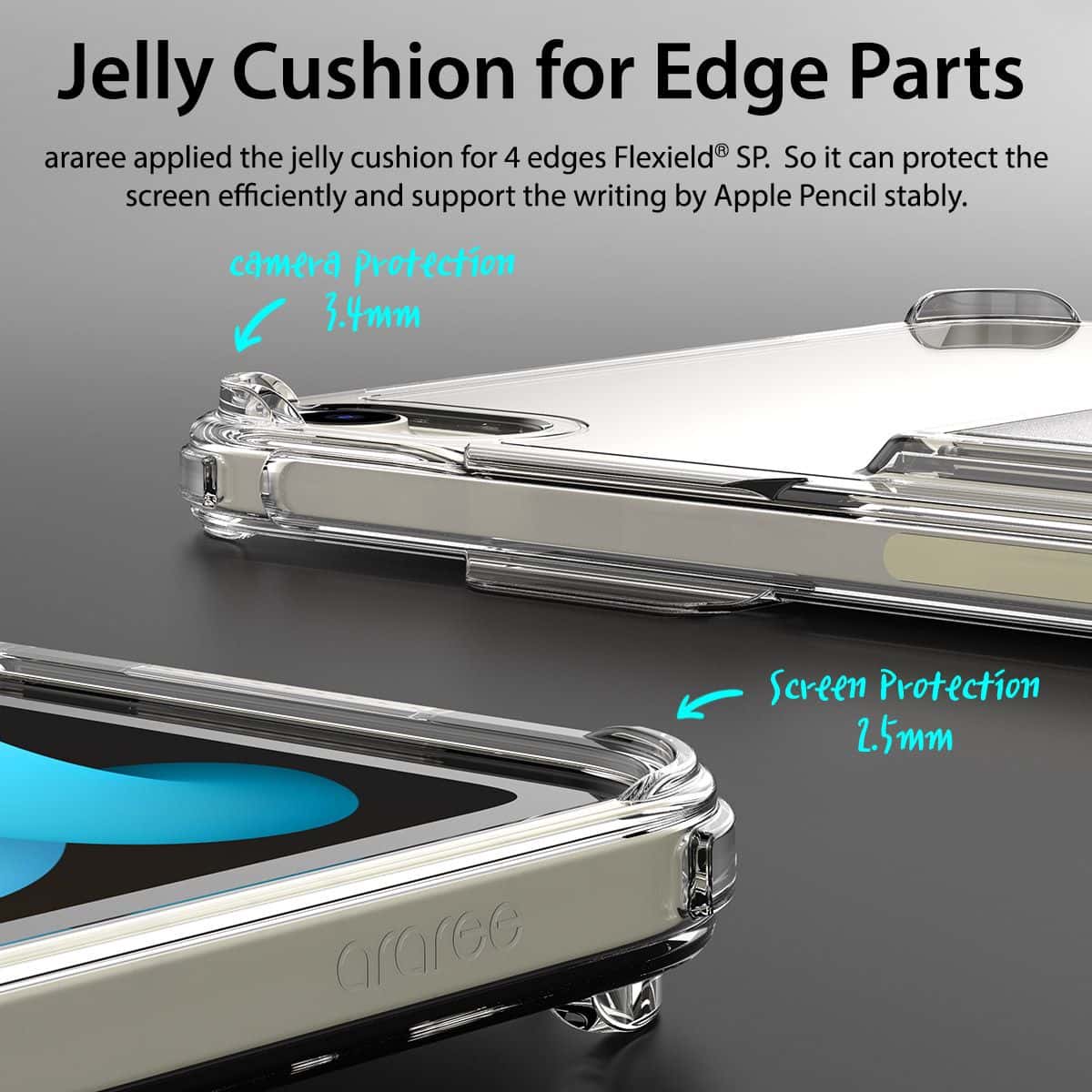Araree Flexield SP Apple iPad Mini 6th Mach Stand Angle Control Protection Apple Pencil Holder Flexible Case