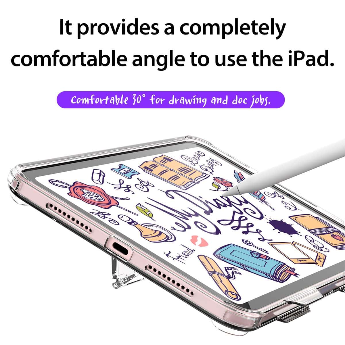 Araree Flexield SP Apple iPad Mini 6th Mach Stand Angle Control Protection Apple Pencil Holder Flexible Case