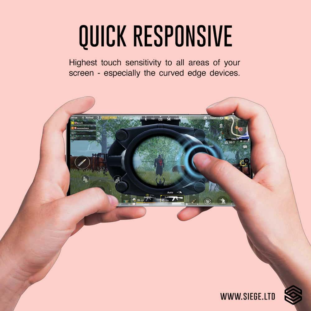 SIEGE GLASTIMATE Samsung Galaxy S21 FE Full Coverage Protection Tempered Glass Screen Protector