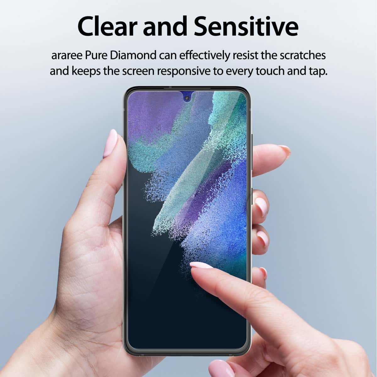 ARAREE SAMSUNG GALAXY S21 FE 5G PURE DIAMOND PET SCREEN PROTECTOR FILM ANTI-BACTERIAL