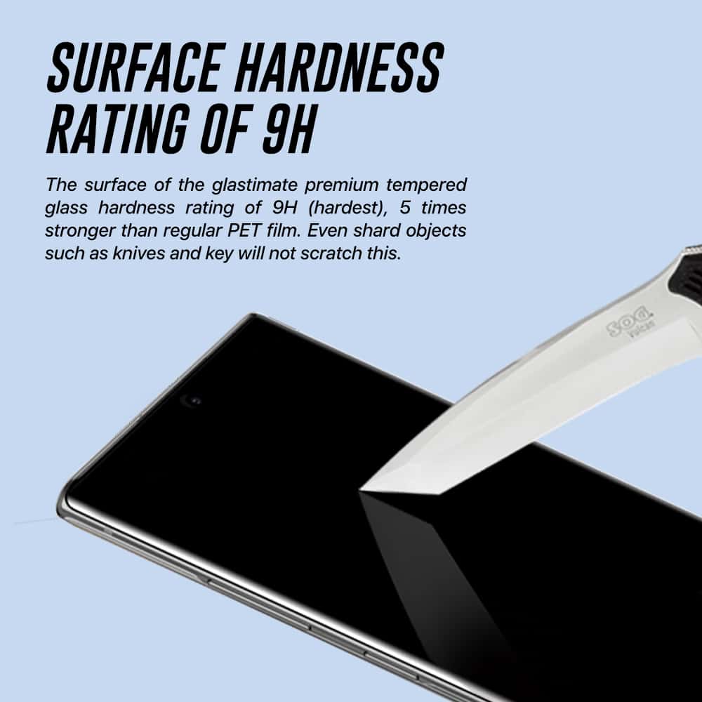 SIEGE GLASTIMATE Samsung Galaxy S22 Plus Full Coverage Protection Premium Tempered Glass Screen Protector