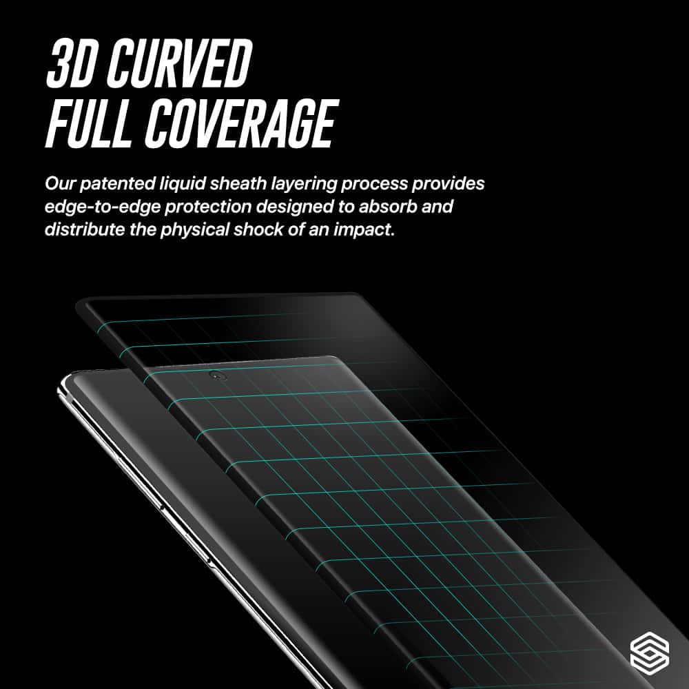 SIEGE GLASTIMATE Samsung Galaxy S22 Ultra Clear Full Coverage Protection Tempered Glass Screen Protector