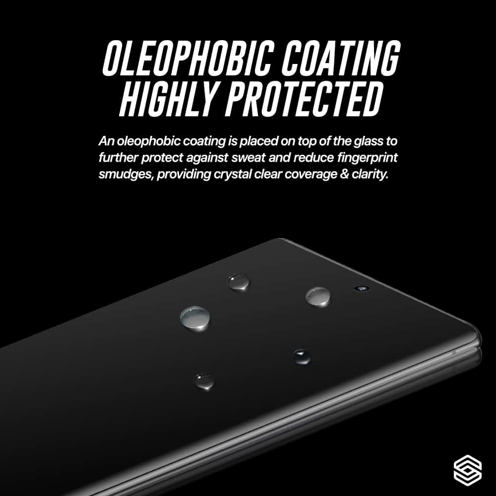 SIEGE GLASTIMATE Samsung Galaxy S22 Ultra Clear Full Coverage Protection Tempered Glass Screen Protector