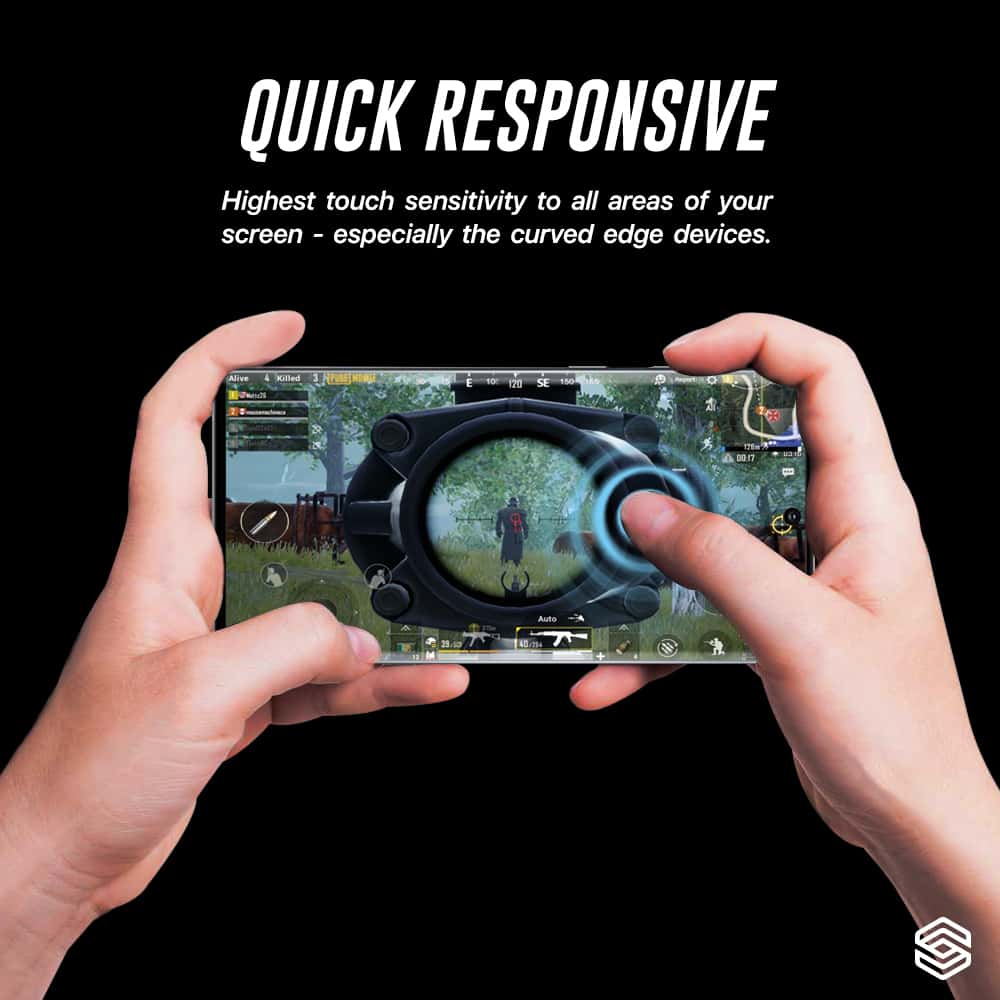 SIEGE GLASTIMATE Samsung Galaxy S22 Ultra Clear Full Coverage Protection Tempered Glass Screen Protector