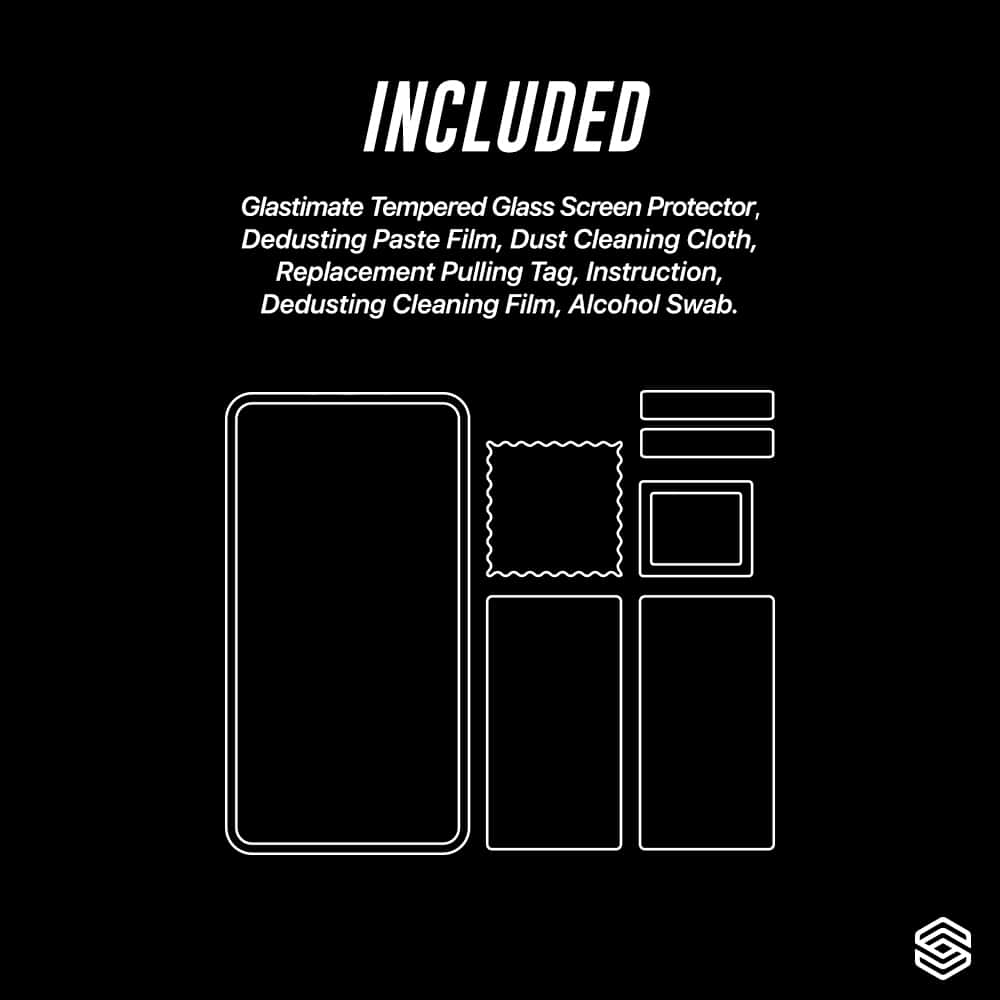 SIEGE GLASTIMATE Samsung Galaxy S22 Ultra Clear Full Coverage Protection Tempered Glass Screen Protector