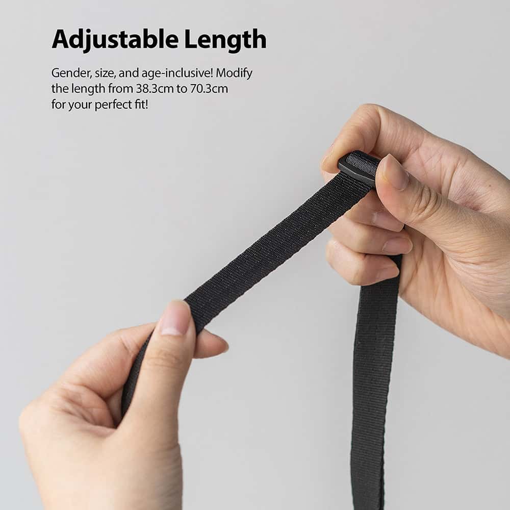 RINGKE LANYARD STRAP For Smart Device Cell Phone Cases, Keys, Cameras – Black