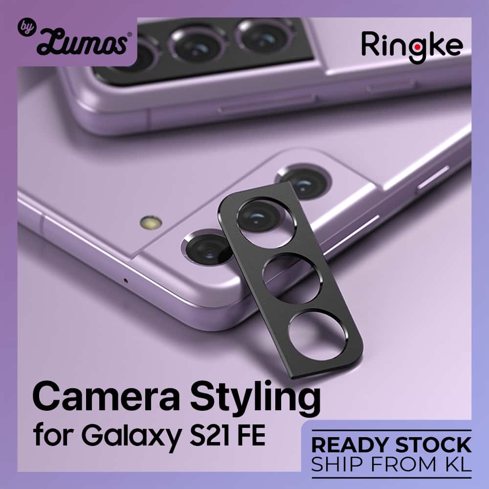 RINGKE CAMERA STYLING for Samsung Galaxy S21 FE 5G Full Coverage Camera Protection