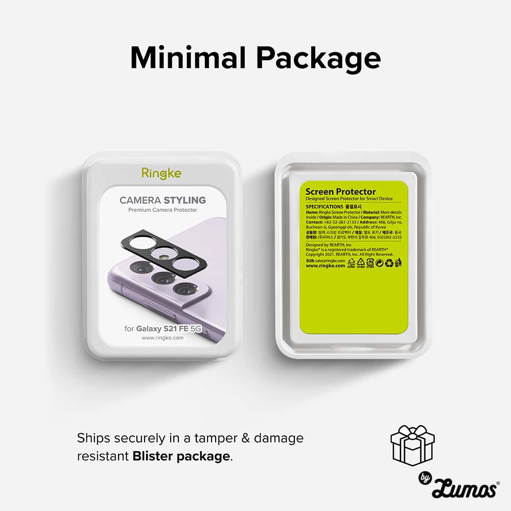 RINGKE CAMERA STYLING for Samsung Galaxy S21 FE 5G Full Coverage Camera Protection