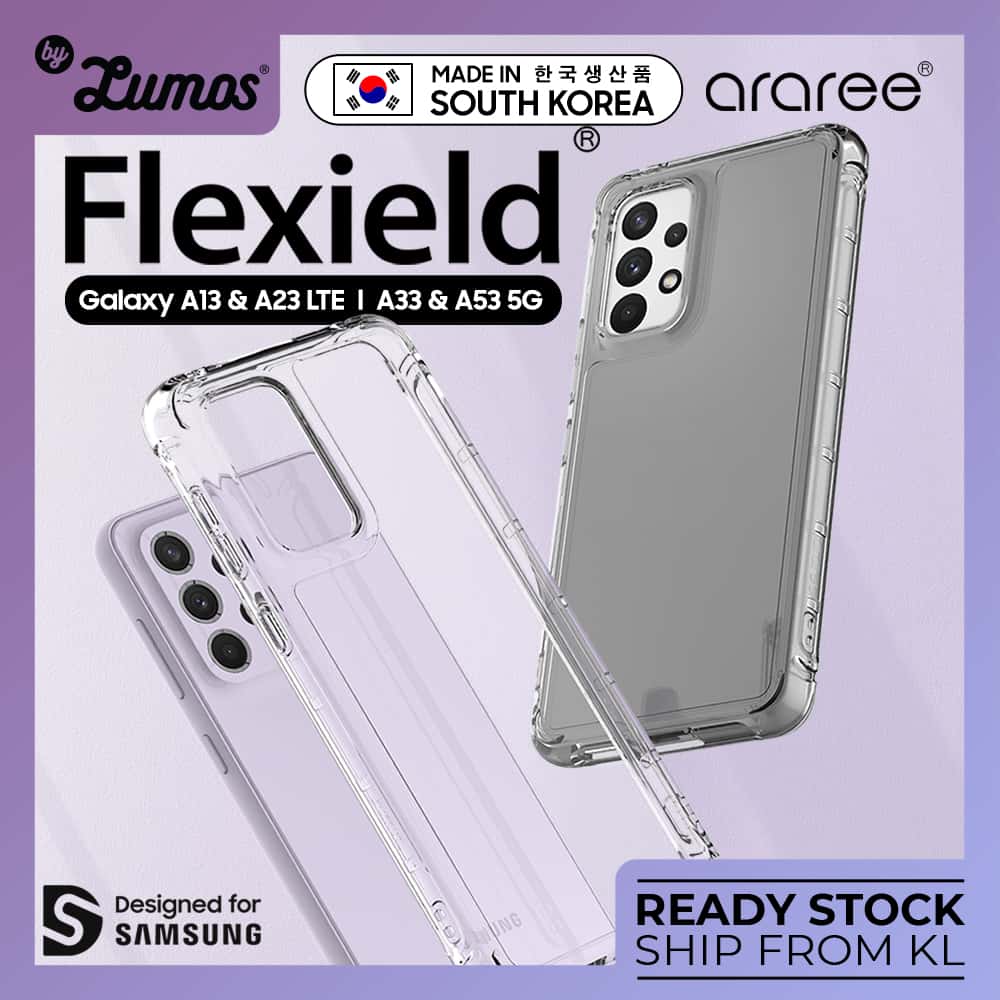 ARAREE FLEXIELD Samsung Galaxy A13 & A23 LTE / A33 / A53 5G Soft Clear Protective Case