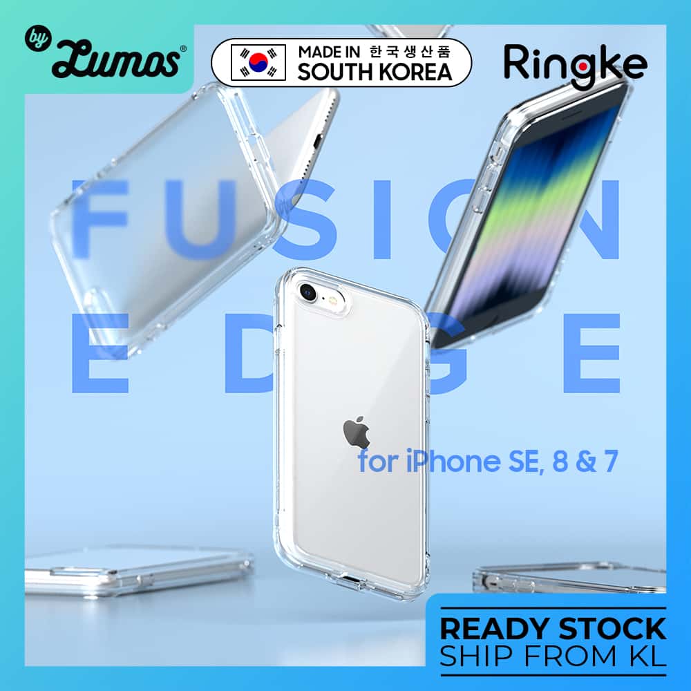 RINGKE FUSION EDGE For iPhone Se 2022 / 2020 / iPhone 8 / iPhone 7 Crystal Clear Protective Phone Case