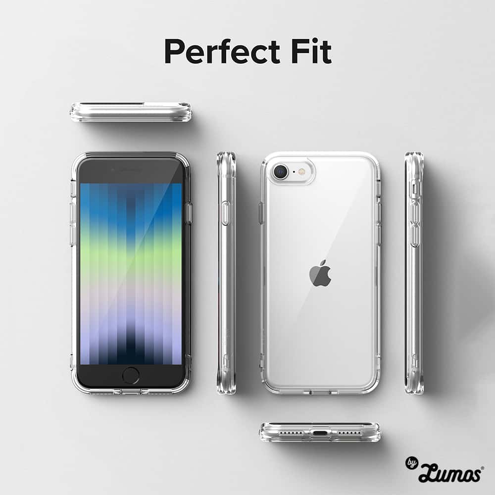 RINGKE FUSION EDGE For iPhone Se 2022 / 2020 / iPhone 8 / iPhone 7 Crystal Clear Protective Phone Case