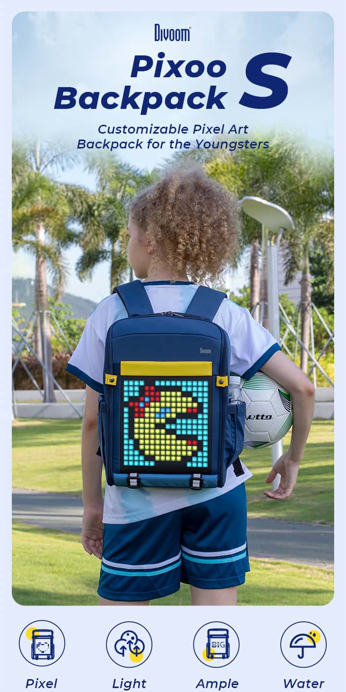 DIVOOM PIXOO BACKPACK-S Pixel Backpack