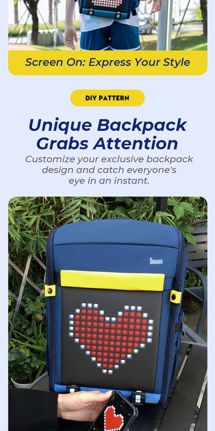 DIVOOM PIXOO BACKPACK-S Pixel Backpack