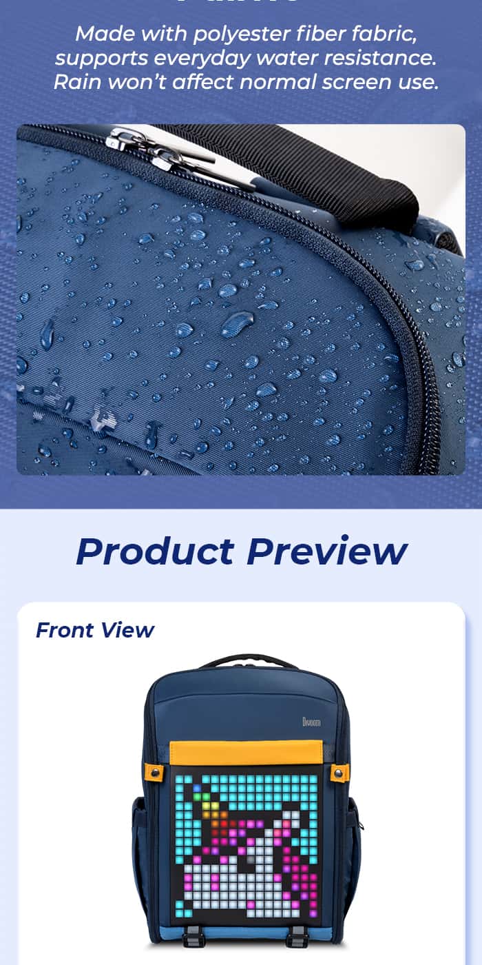 DIVOOM PIXOO BACKPACK-S Pixel Backpack