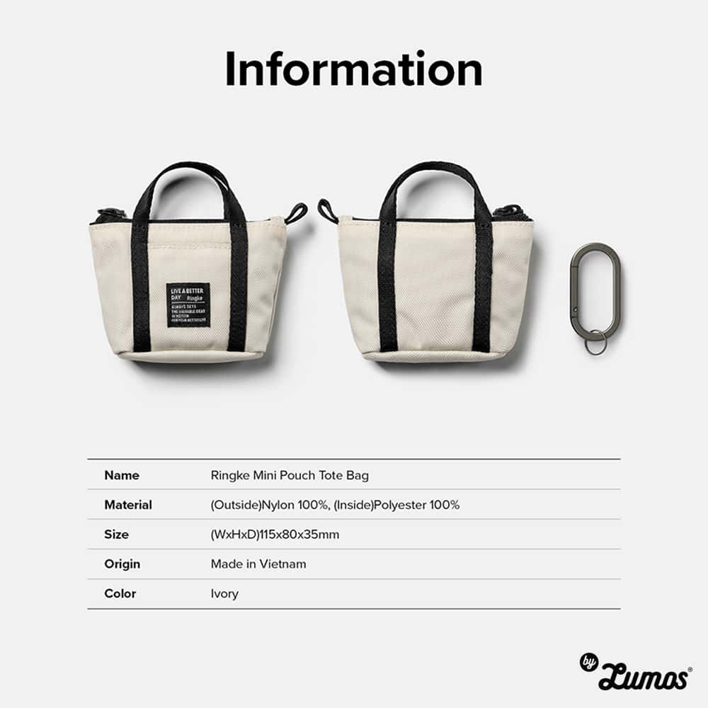 RINGKE MINI POUCH – TOTE BAG