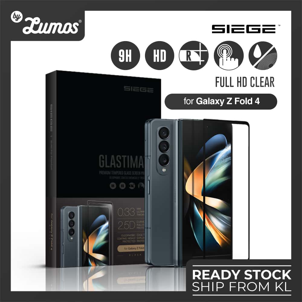 SIEGE Glastimate (Clear) Samsung Galaxy Z Fold 4 Premium Tempered Glass