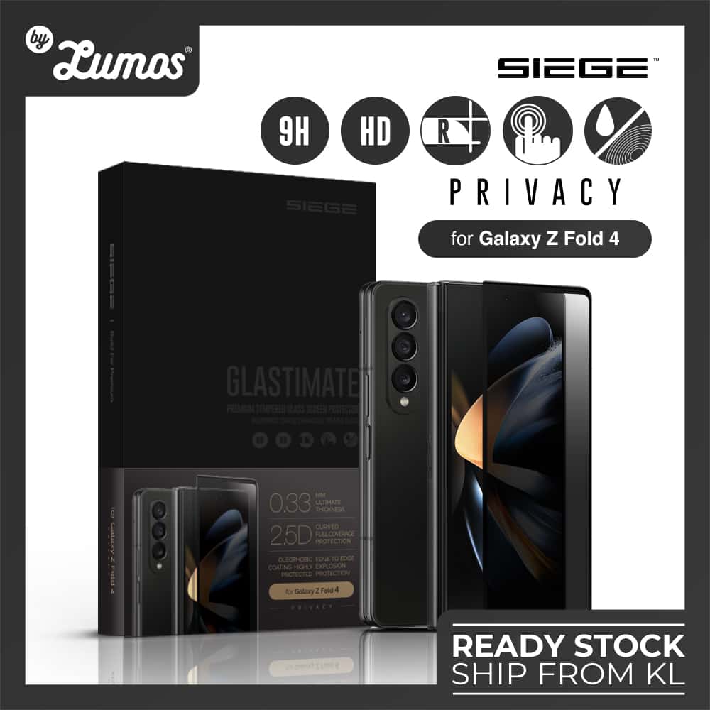 SIEGE Glastimate (Privacy) Samsung Galaxy Z Fold 4 Premium Tempered Glass