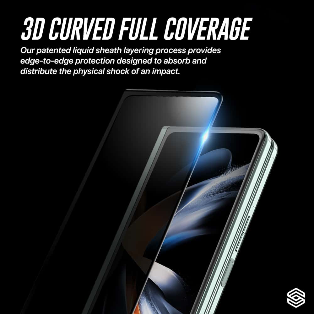 SIEGE Glastimate (Privacy) Samsung Galaxy Z Fold 4 Premium Tempered Glass