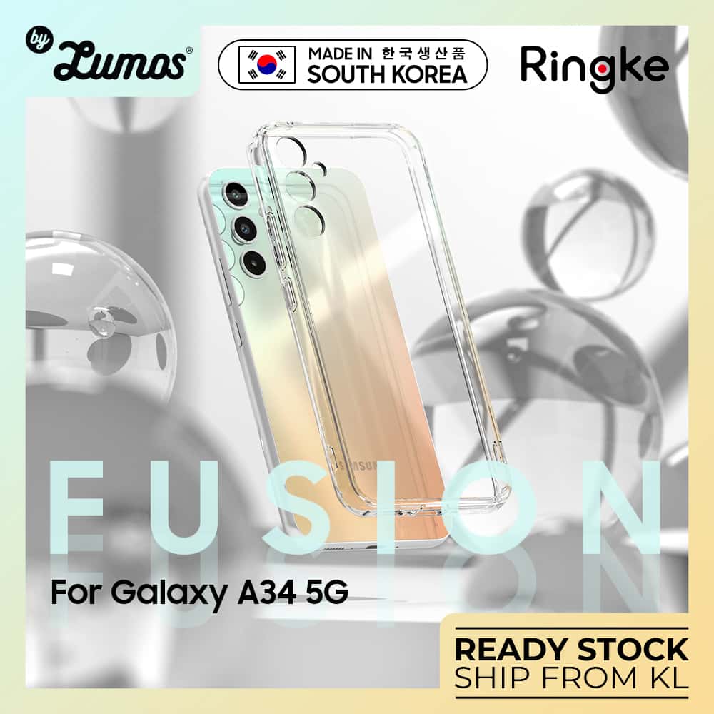 RINGKE FUSION SERIES For Samsung Galaxy A34 5g Transparent Soft Cover