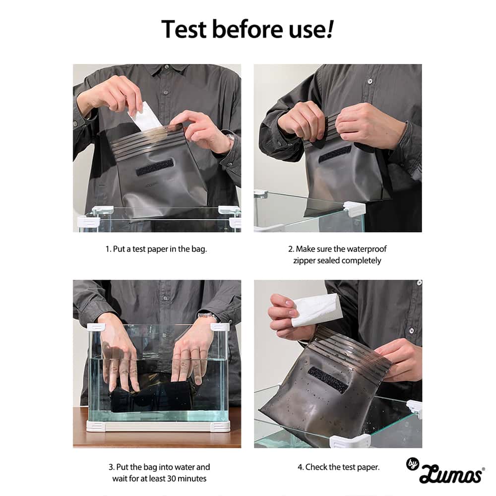 ARAREE AQUAPROOF CROSS PACK One-Touch Zipper Type Waterproof Pack More Storage More Convenience IPX8 Rated