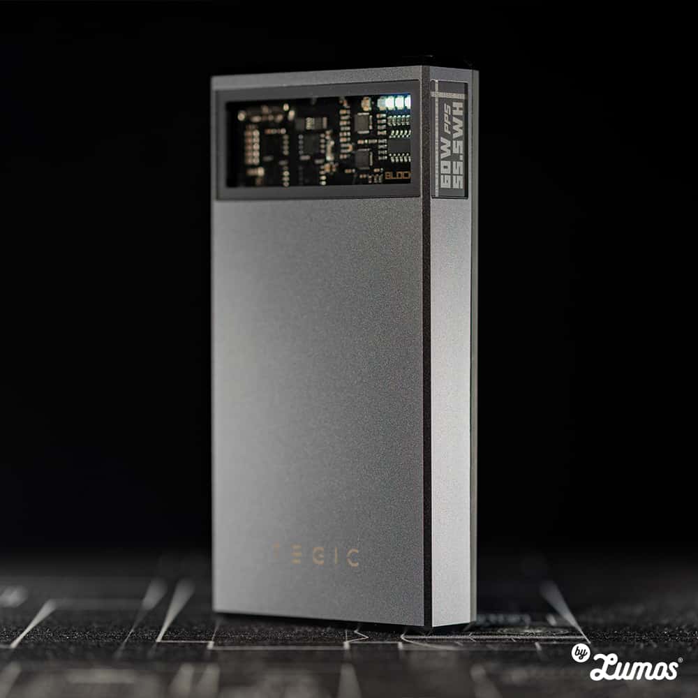 TEGIC BLOCK 60|60W Fast Charge In and Out 15000 mAh USB-A and USB-C High Power Fast Charging Power Bank