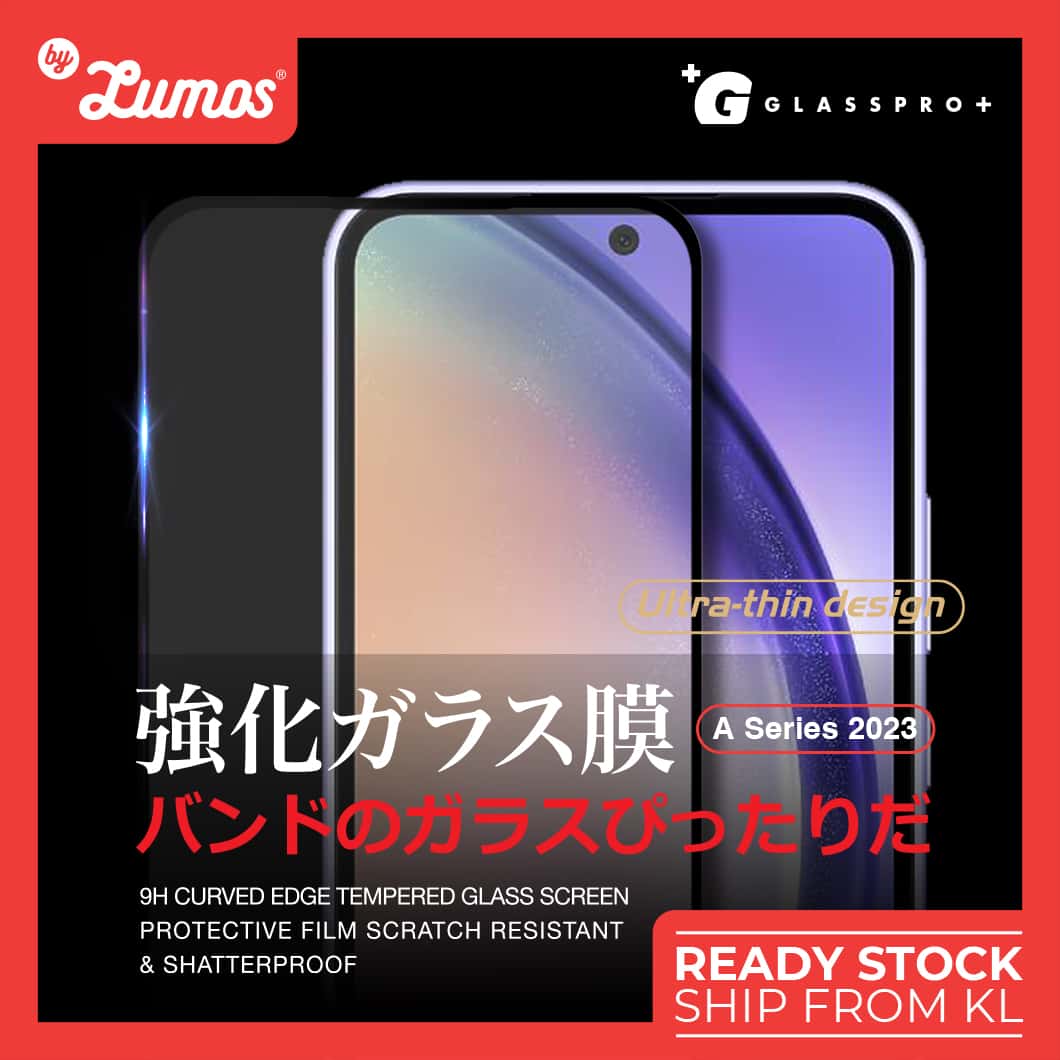 GLASSPRO+ SAMSUNG GALAXY A14 5G/ A24/ A34/ A54 TEMPERED GLASS SCREEN PROTECTOR
