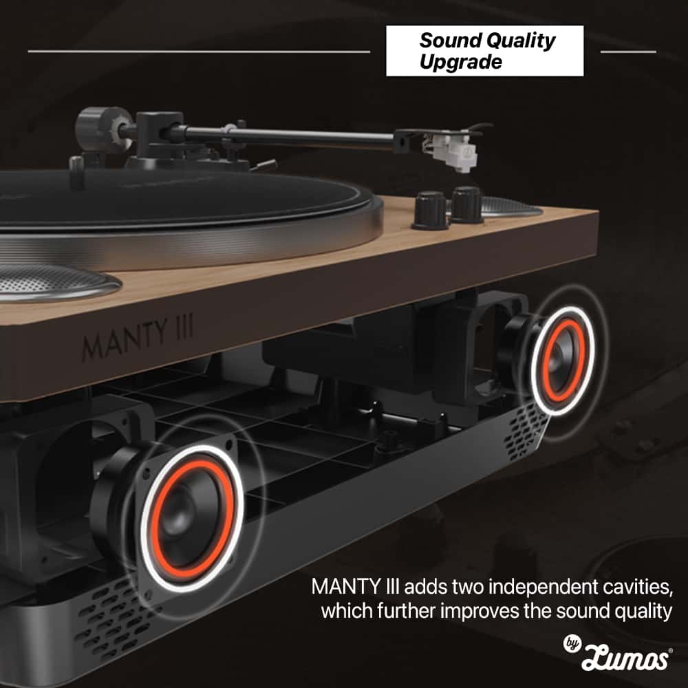 SYITREN MANTY III All-In-One Vinyl Record Player