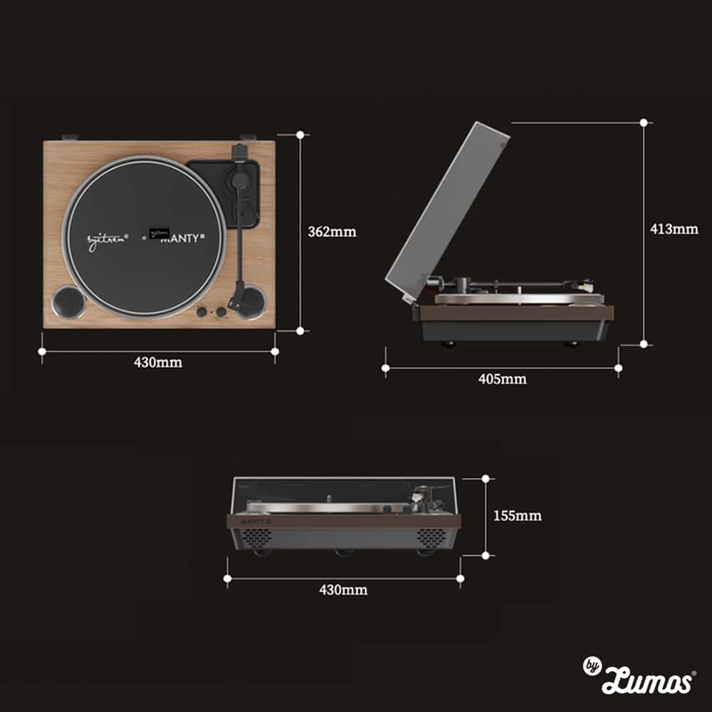 SYITREN MANTY III All-In-One Vinyl Record Player