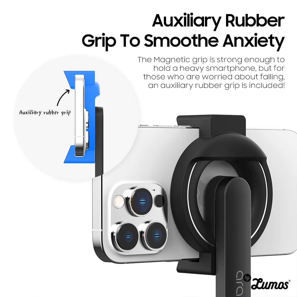 ARAREE MAGFIE POD MAGNETIC SELFIE STICK For Smartphone 69cm Strong Magnet Tripod Bluetooth 5.0 Remote Control